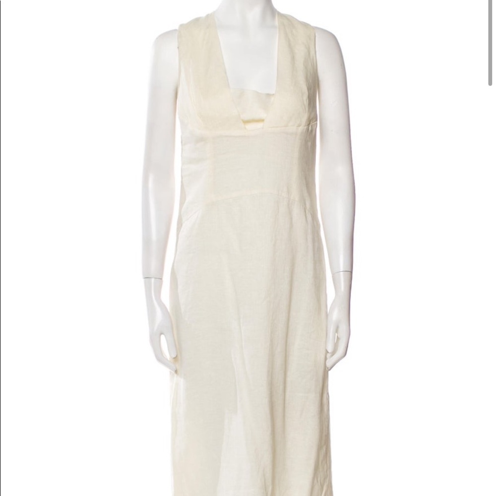 Gianfranco Ferre Vintage Linen Dress